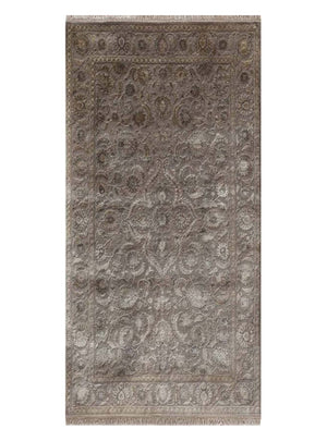 Alfombra de pasillo Alfombra de lana - 240 x 75 cm - taupe