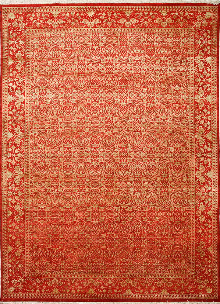 Alfombra de lana - 395 x 295 cm - naranja