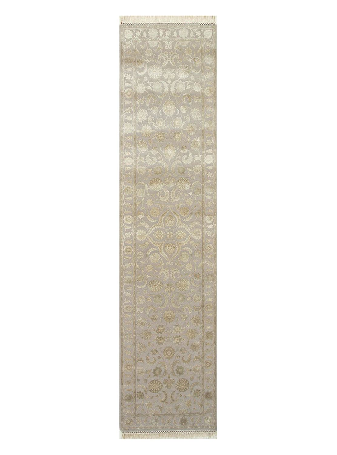 Alfombra de pasillo Alfombra de lana - 240 x 75 cm - crema