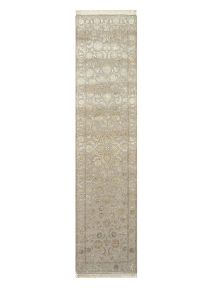 Alfombra de pasillo Alfombra de lana - 240 x 75 cm - crema