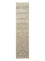 Alfombra de pasillo Alfombra de lana - 240 x 75 cm - crema