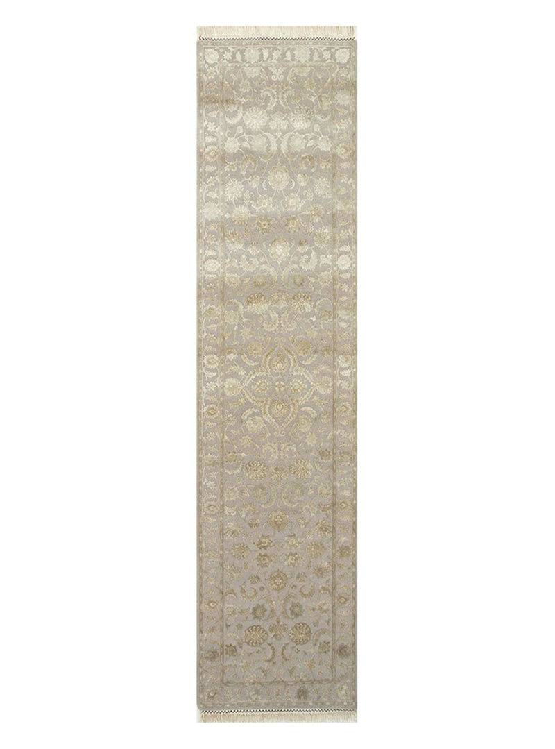 Alfombra de pasillo Alfombra de lana - 240 x 75 cm - crema