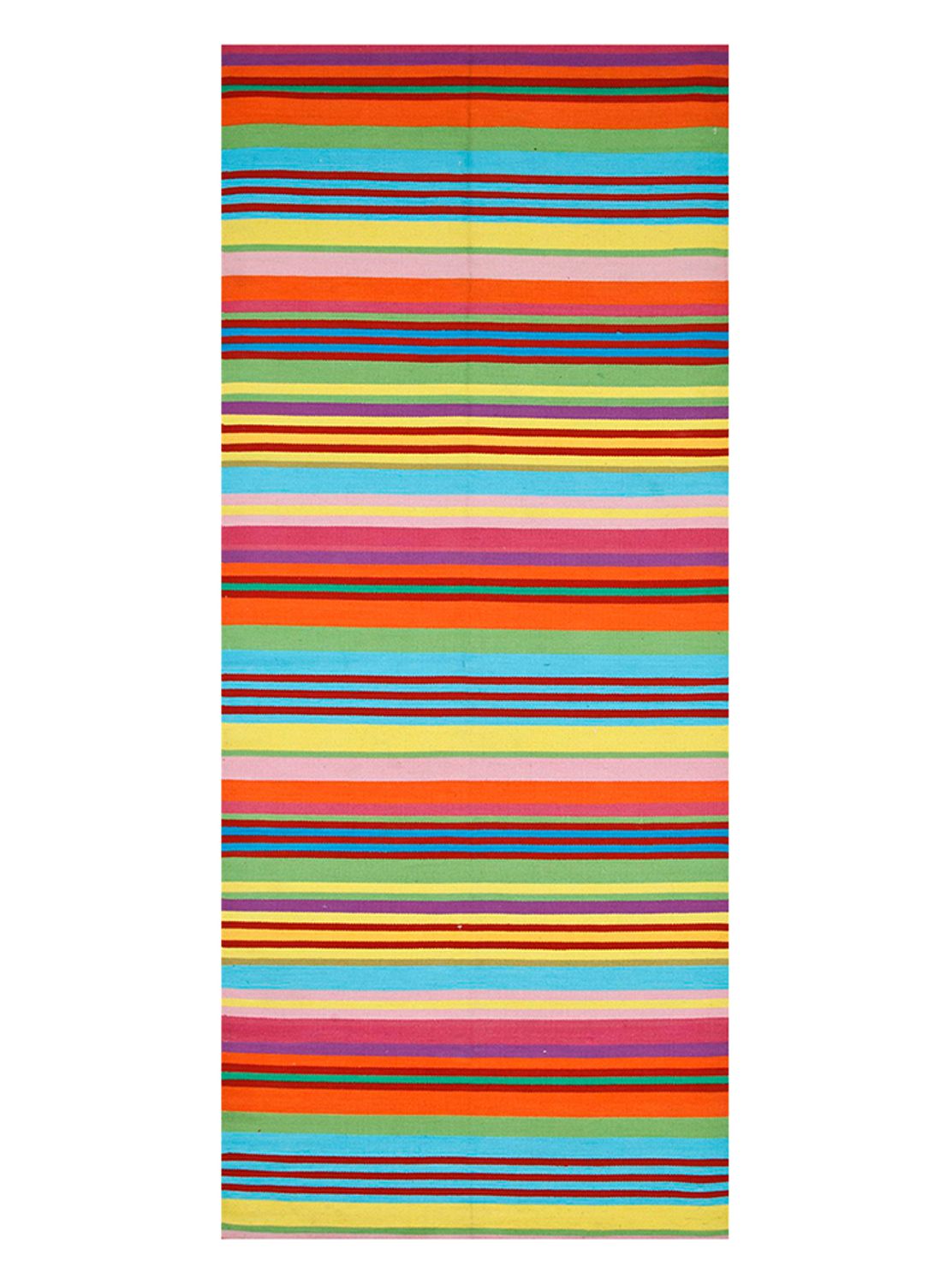 Alfombra de pasillo Alfombra Kelim - Tendencia - 300 x 90 cm - multicolor