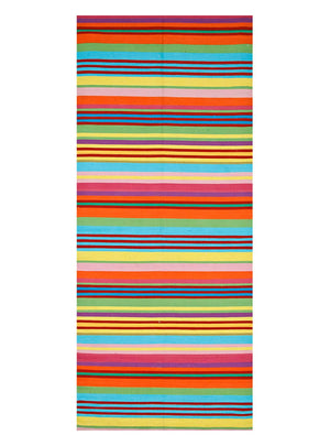 Alfombra de pasillo Alfombra Kelim - Tendencia - 300 x 90 cm - multicolor