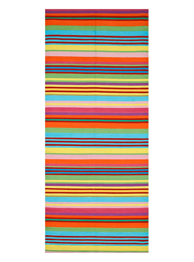 Alfombra de pasillo Alfombra Kelim - Tendencia - 300 x 90 cm - multicolor