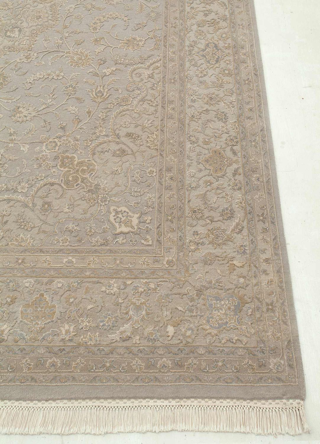 Alfombra de lana - 300 x 240 cm - gris claro