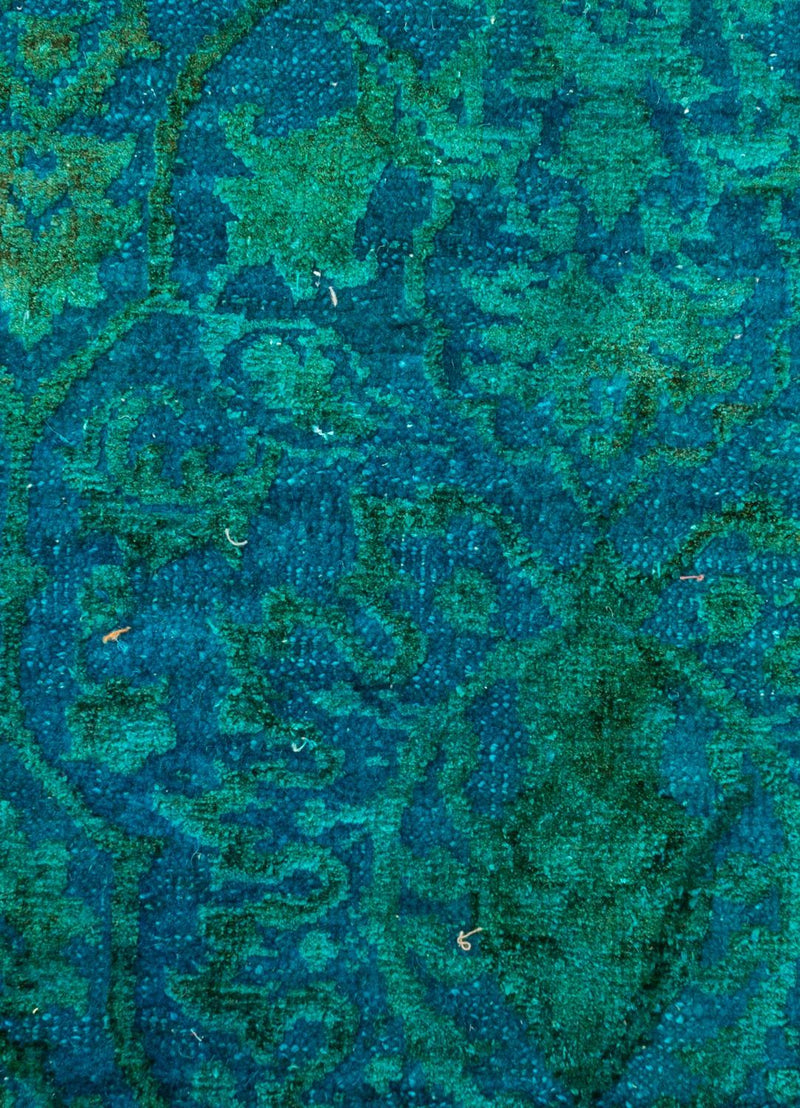 Alfombra de lana - 300 x 240 cm - azul petróleo