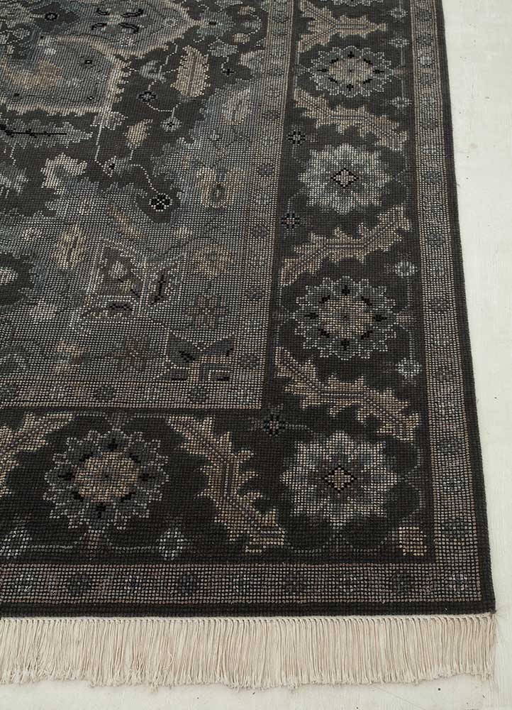 Alfombra de lana - 300 x 240 cm - antracita