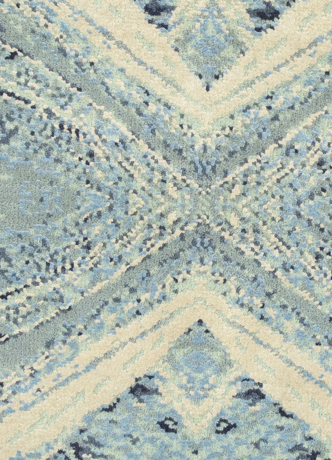 Alfombra de lana - 300 x 240 cm - azul claro