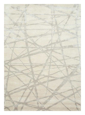 Alfombra de lana - 240 x 150 cm - crema