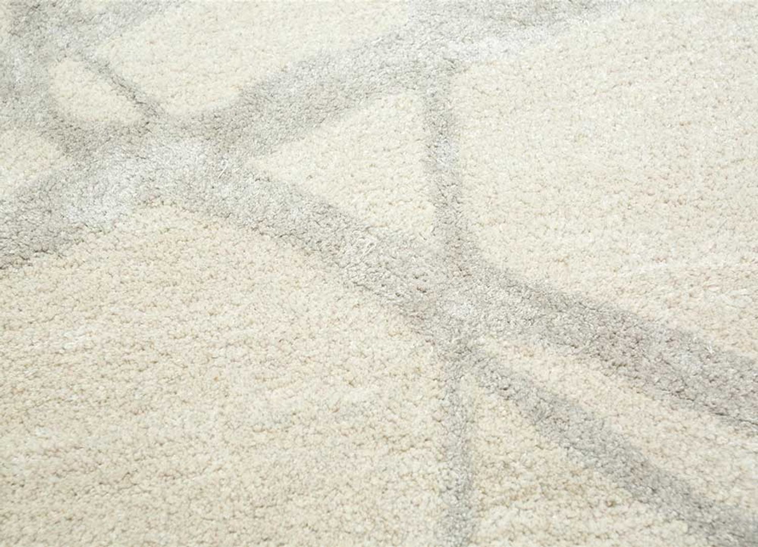 Alfombra de lana - 240 x 150 cm - crema