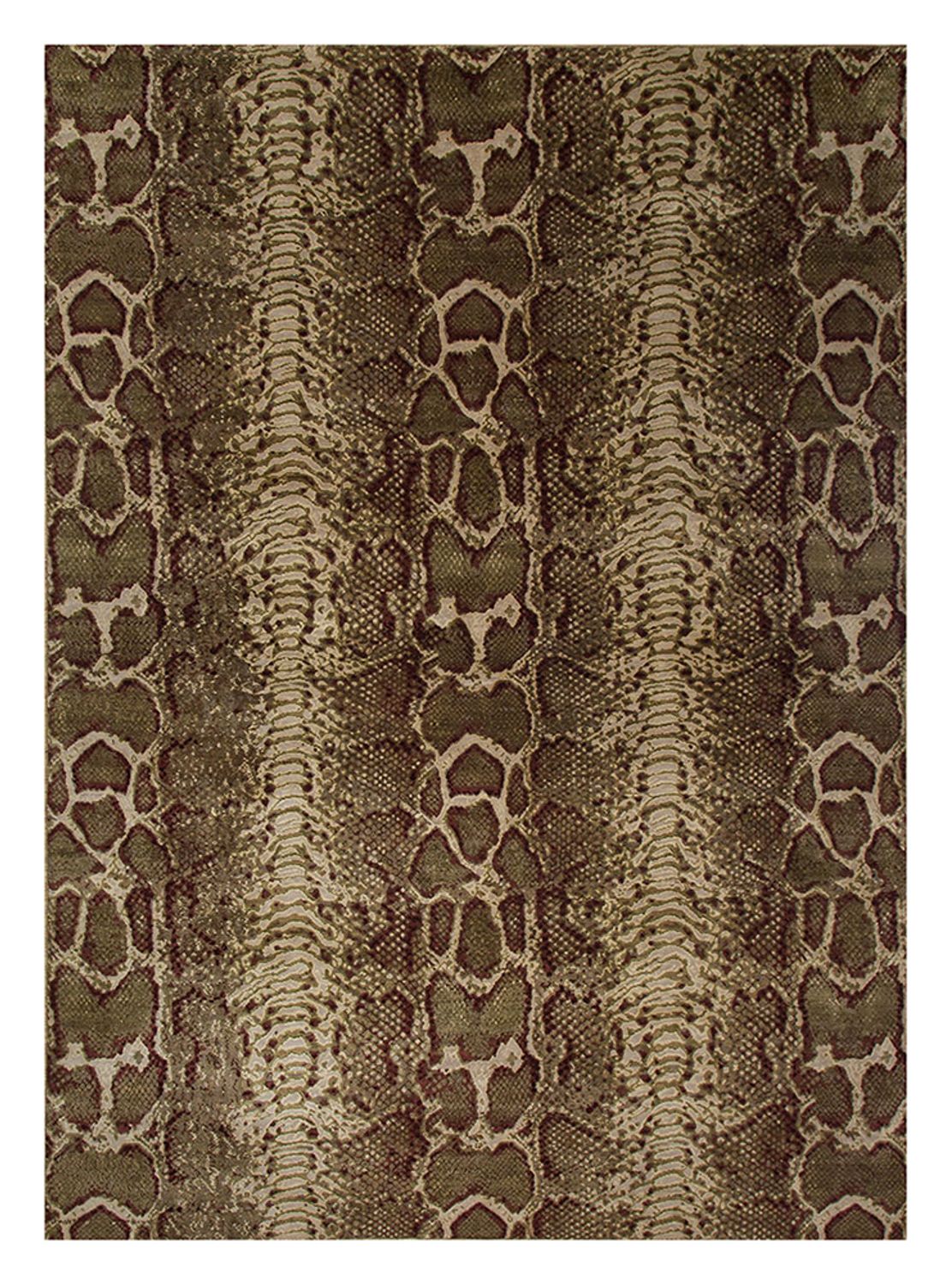 Alfombra de lana - 300 x 240 cm - marrón