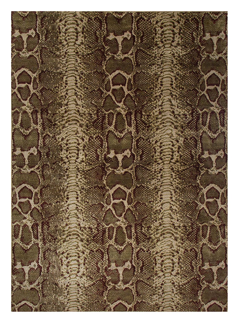 Alfombra de lana - 300 x 240 cm - marrón