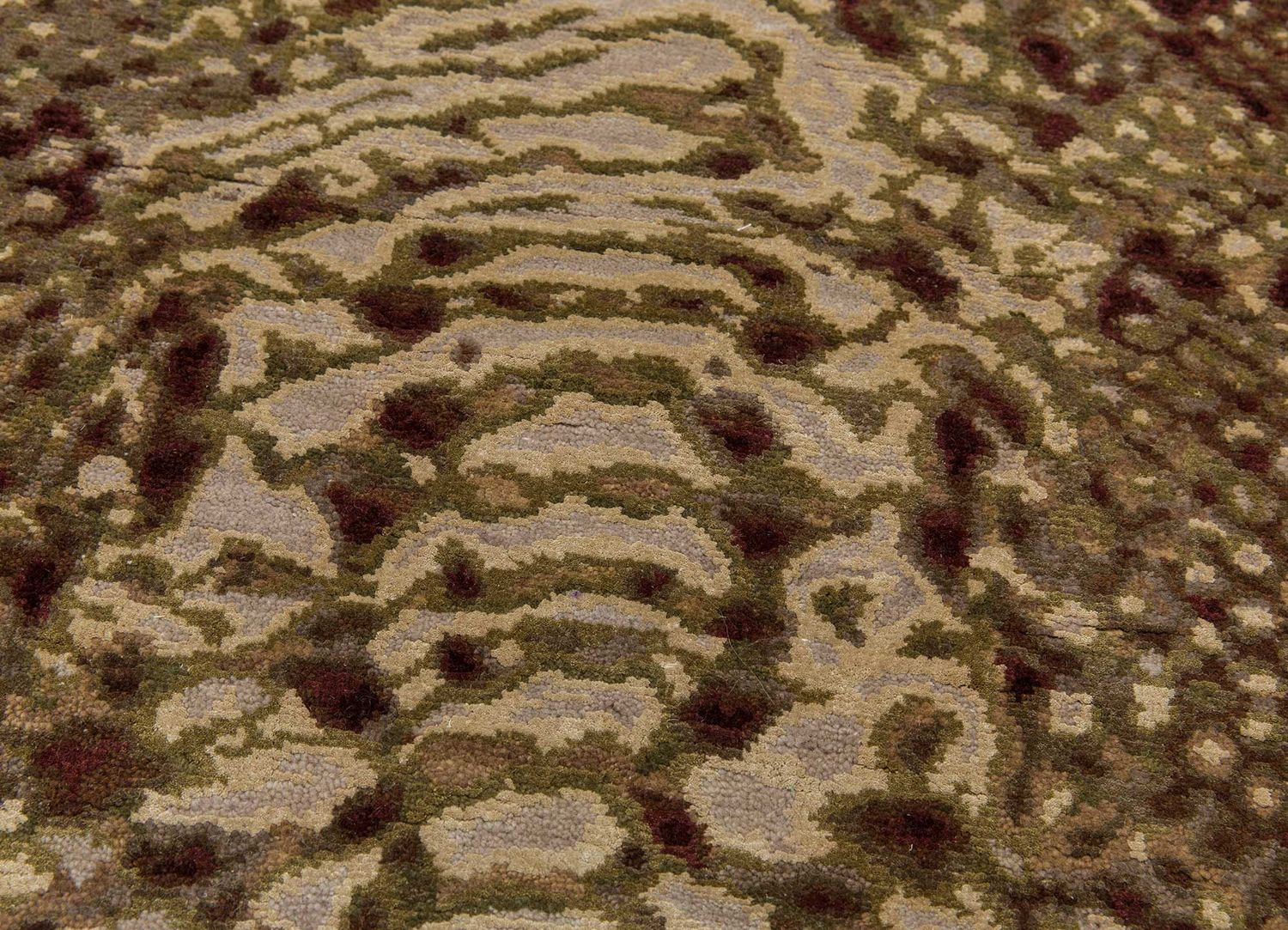 Alfombra de lana - 300 x 240 cm - marrón