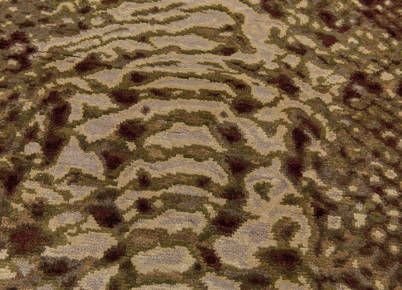 Alfombra de lana - 300 x 240 cm - marrón