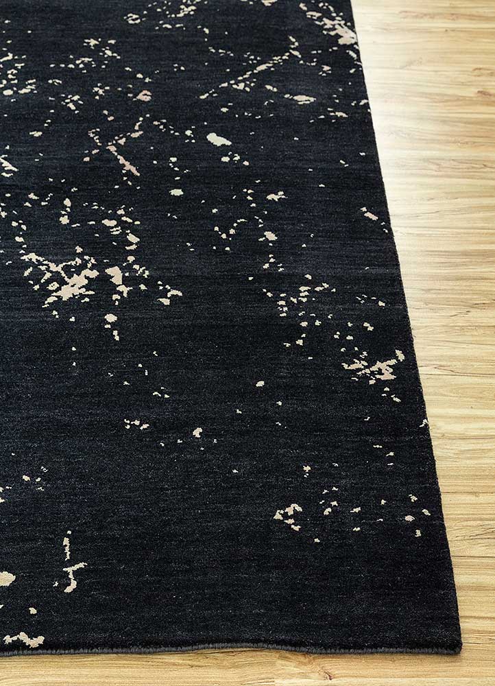 Alfombra de lana - 300 x 240 cm - negro