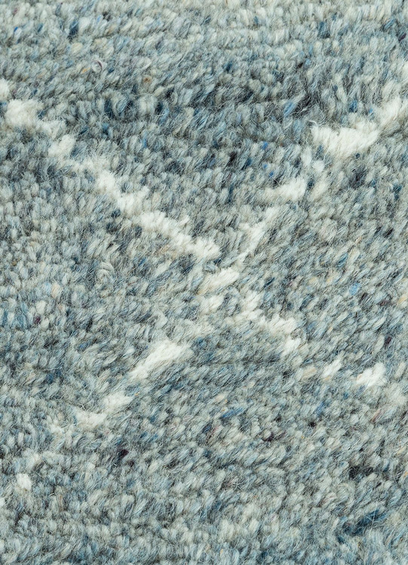 Alfombra de lana - 240 x 150 cm - azul petróleo
