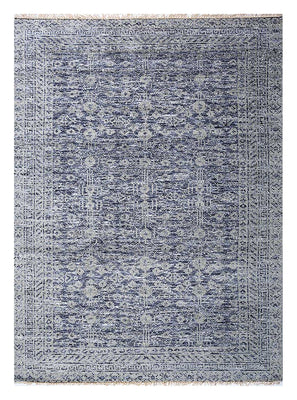 Alfombra de lana - 240 x 150 cm - azul