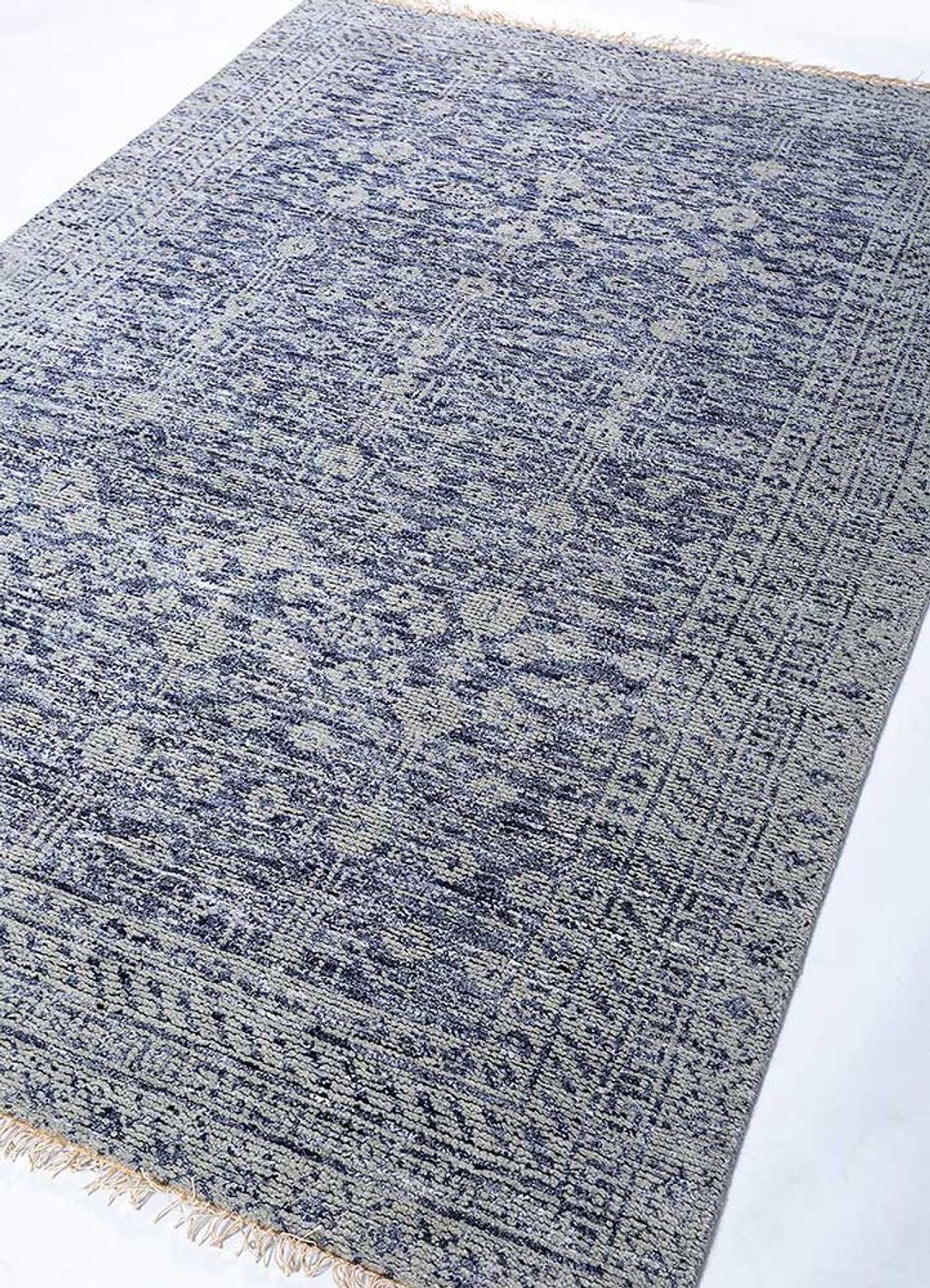 Alfombra de lana - 240 x 150 cm - azul
