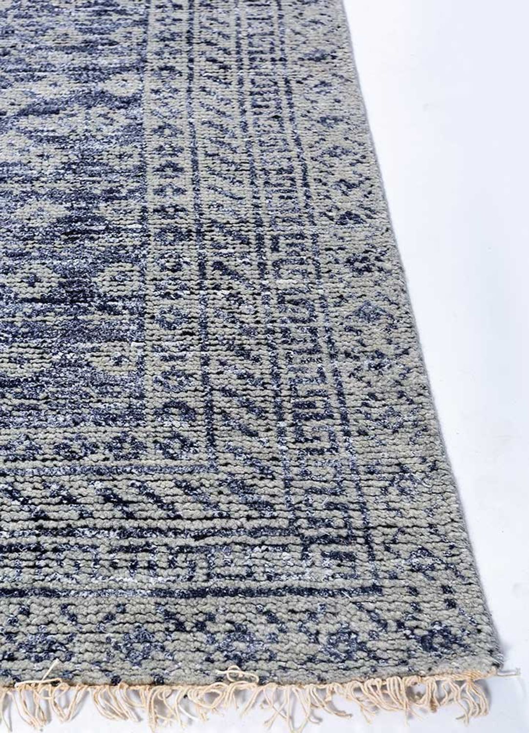 Alfombra de lana - 240 x 150 cm - azul