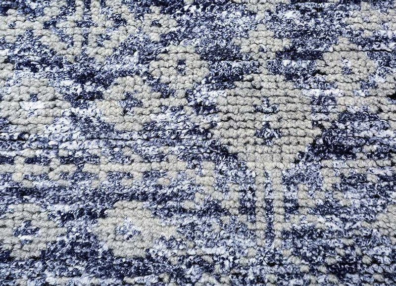 Alfombra de lana - 240 x 150 cm - azul