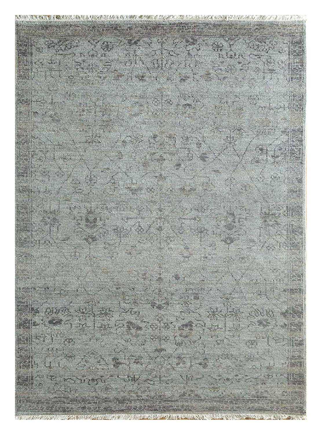Alfombra de lana - 300 x 240 cm - azul cielo