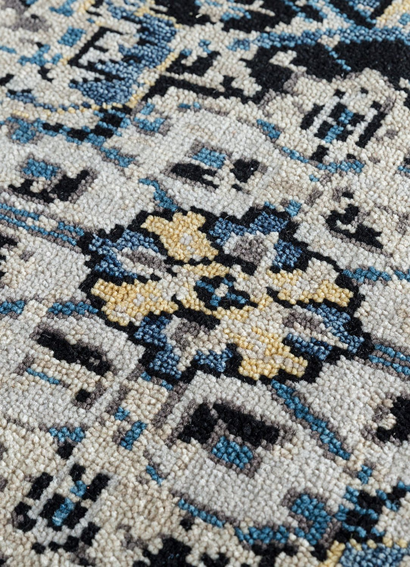 Alfombra de lana - 300 x 200 cm - turquesa