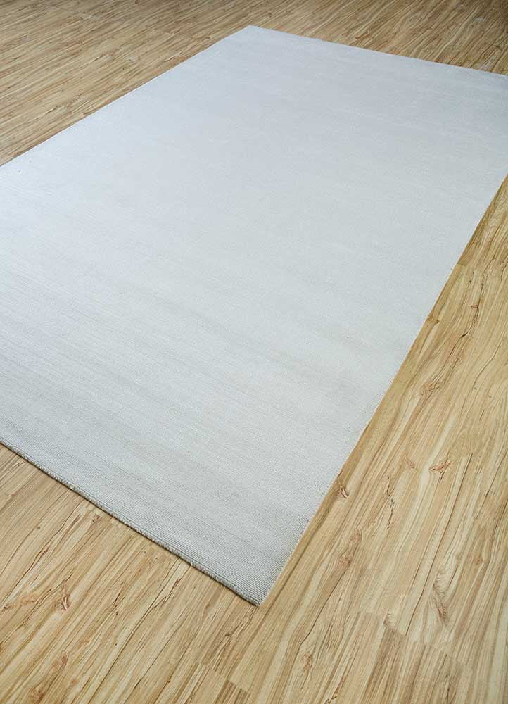 Alfombra de viscosa - 240 x 150 cm - gris claro