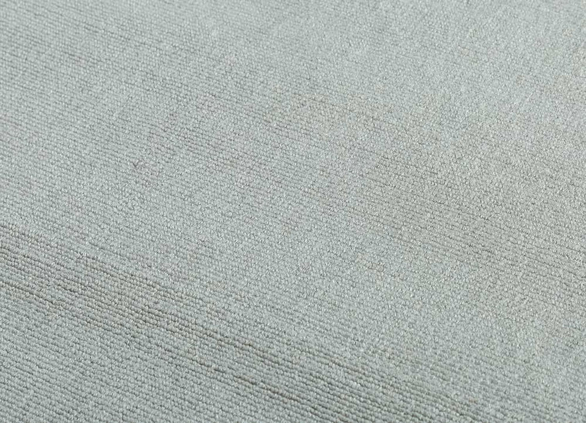 Alfombra de viscosa - 240 x 150 cm - gris claro