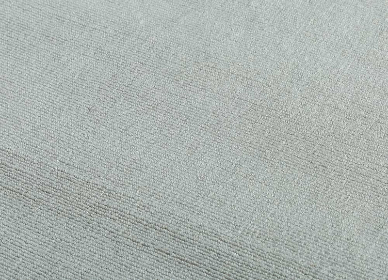 Alfombra de viscosa - 240 x 150 cm - gris claro