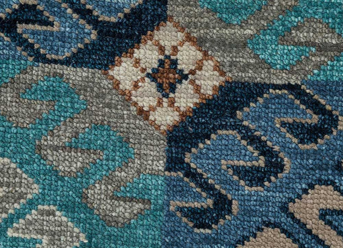 Alfombra de lana - 240 x 150 cm - azul claro