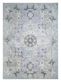 Alfombra de lana - 360 x 270 cm - plata