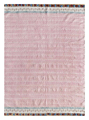 Alfombra Kelim - Tendencia - 300 x 180 cm - rosa
