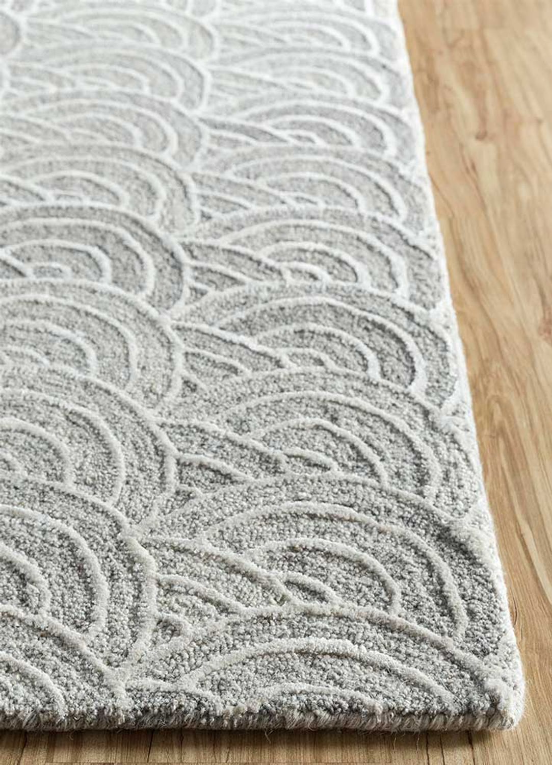 Alfombra de lana - 240 x 150 cm - beige