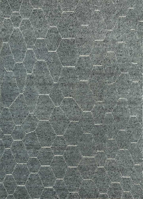 Alfombra de lana - 300 x 240 cm - gris