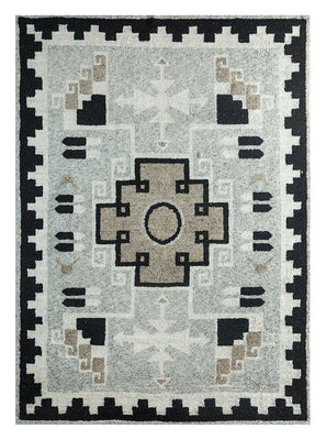 Alfombra de lana - 300 x 240 cm - gris