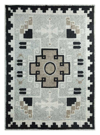 Alfombra de lana - 300 x 240 cm - gris