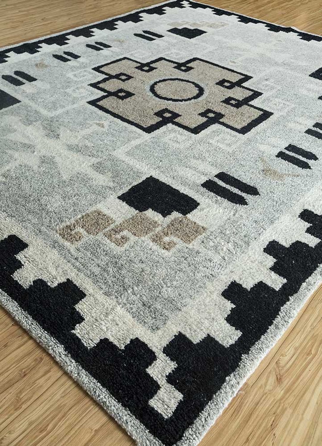 Alfombra de lana - 300 x 240 cm - gris