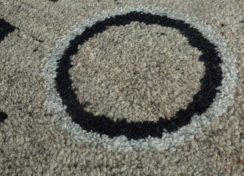 Alfombra de lana - 300 x 240 cm - gris
