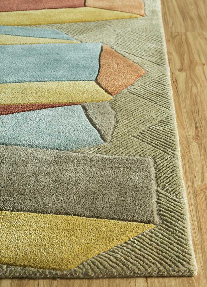 Alfombra de lana - 240 x 170 cm - oro