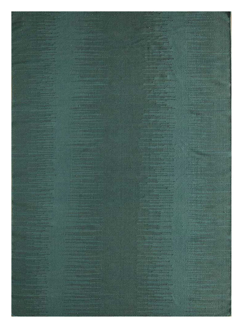 Alfombra de lana - 240 x 150 cm - verde oscuro