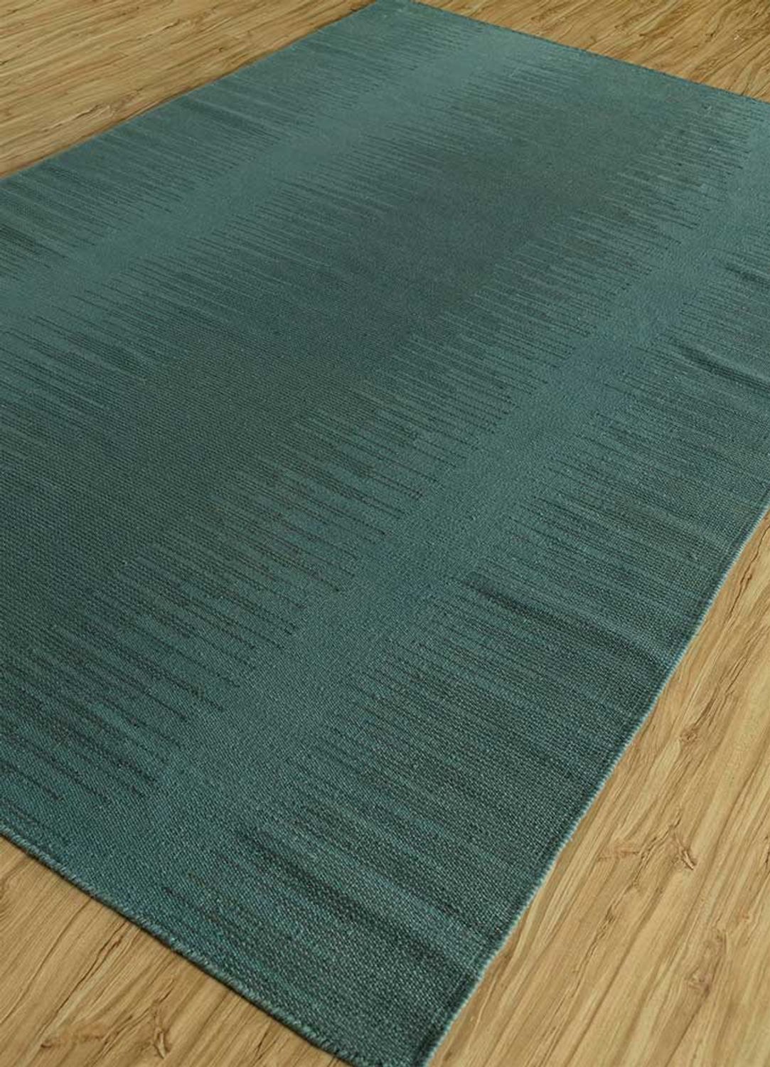 Alfombra de lana - 240 x 150 cm - verde oscuro