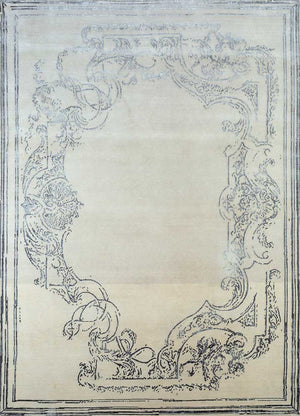 Alfombra de lana - 300 x 240 cm - crema