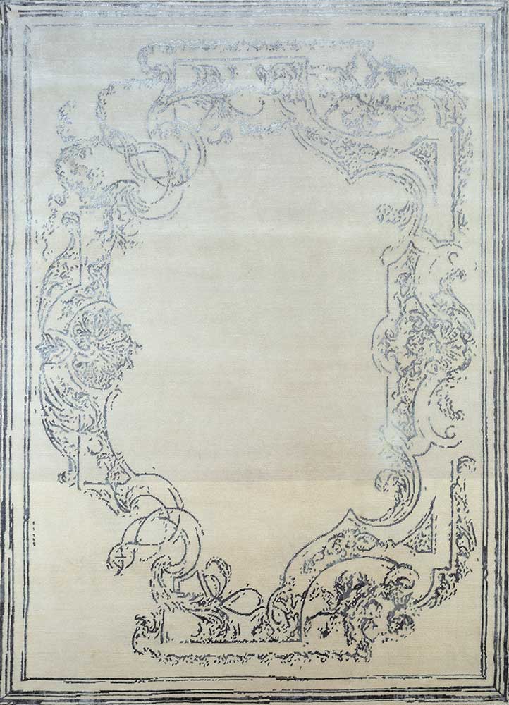 Alfombra de lana - 300 x 240 cm - crema