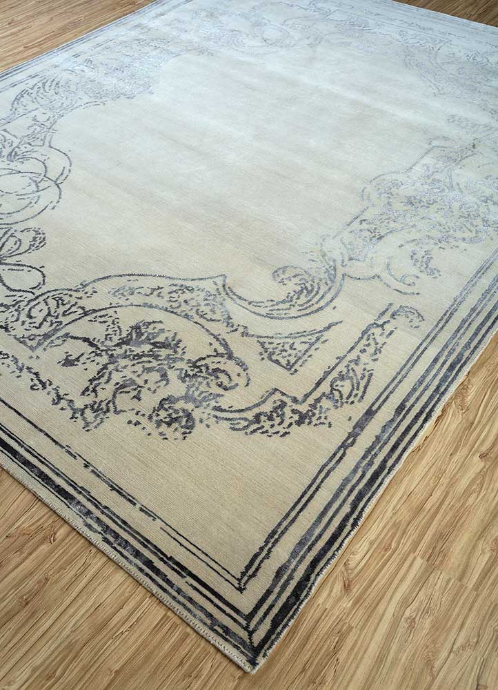 Alfombra de lana - 300 x 240 cm - crema
