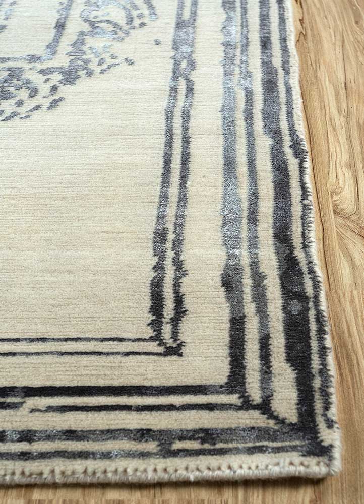 Alfombra de lana - 300 x 240 cm - crema