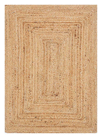 Alfombra de yute - 200 x 140 cm - natural