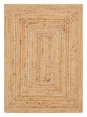 Alfombra de yute - 200 x 140 cm - natural
