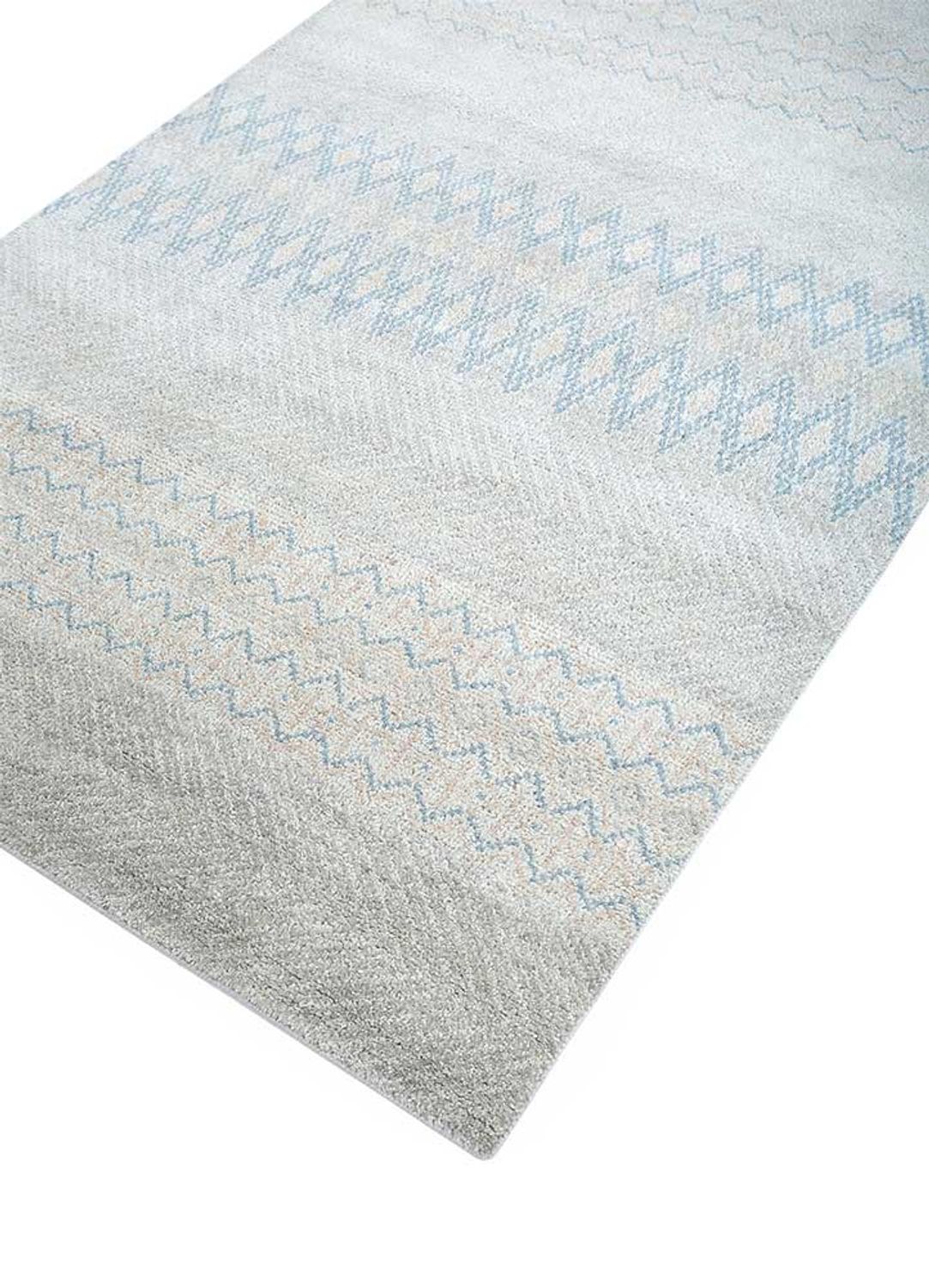 Alfombra de lana - 240 x 150 cm - gris claro