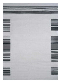 Alfombra de lana - 240 x 150 cm - gris claro
